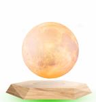 factory sale magnetic levitation floating bottom 3d moon lamp with light change