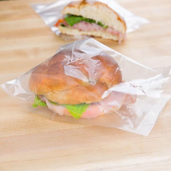 Buy cheap 6" X 8" Plastic Sandwich Bags LDPE Material Clear Colour Customized Thickness from wholesalers