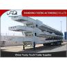 Buy cheap 70 Kilograms Low Bed Semi Trailer Fuwa / BPW Axles Manual / Hydraulic Ladder from wholesalers