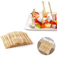 Buy cheap Bleached Grade A 3.5 Inch Fruit Skewer Sticks product