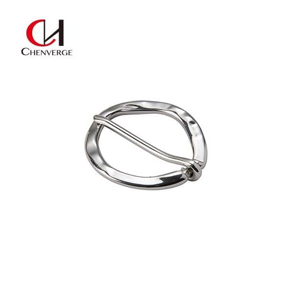 Buy cheap Zinc Alloy Oval Metal Belt Buckles 3mm Thickness Wear Resistant from wholesalers