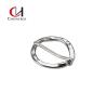 Buy cheap Zinc Alloy Oval Metal Belt Buckles 3mm Thickness Wear Resistant from wholesalers