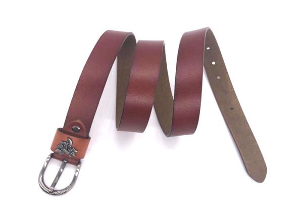 Buy cheap Fashion 2.3CM Women Dress Genuine Leather Belt With Pin Buckle from wholesalers