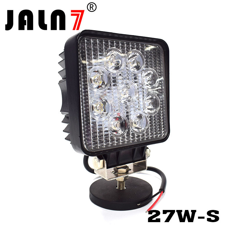 Led Work Light JALN7 27W Car Driving Lights Fog Light Off Road Lamp Car Boat Truck SUV JEEP ATV Led Light