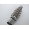 Buy cheap 57mmx203mm 201 Stainless Steel Exhaust Flex Pipe With Nipples from wholesalers
