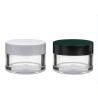 Buy cheap Plastic Clear Body Scrub Jar 100ml Cosmetic Packaging Containers Wide Mouth from wholesalers