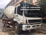 8 CBM 10PE1 Engine Used Isuzu Mixer Truck 8375 * 2496 * 3950 Mm Size