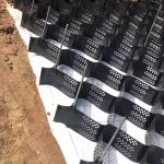 50mm-250mm Green Smooth HDPE Geocell for Slope Protection Improve Slope