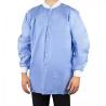 Buy cheap Economical Lint Free PP Disposable Lab Coats With Knitted Collar and Velcro from wholesalers