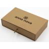 Buy cheap Brown Kraft Chipboard Gift Boxes 5x7 Drawer Recycled Paper Branded Name Printing from wholesalers