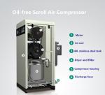 Silent Scroll Air Compressor with low noise and 40 liter stainless steel tank