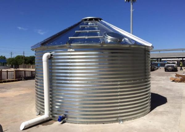 Buy cheap Galvanized 3m3 Metal Rainwater Collection Tanks 1500mm Height from wholesalers
