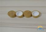Real Bamboo Color Plastic Bottle Lids For Transparent Plastic Bottle