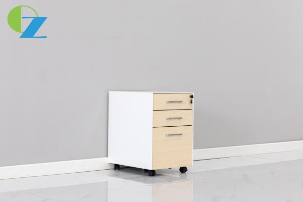 Buy cheap Office 3 Drawers Wooden Mobile Pedestal With Stationary Tray from wholesalers