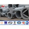 Buy cheap 12M 69KV Galvanized Electrical Power Pole Q345 Material Round Shockproof from wholesalers