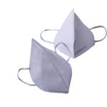 Flat Fold Dust Face Mask , Hygienic Face Mask Soft Edges Fit Different Facial