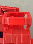 Red Color Plastic Scaffolding Safety Products , Scaffold Brick Guard Plastic