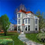 G550 Light Gauge Steel House / Light Steel Homes For Worker Labor Camp