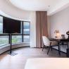 Buy cheap Foshan Curved Backrest Ash Wood Frame Hotel Furniture Standard King Size Bedroom Set from wholesalers