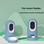 Stainless Steel Intelligent Pet Feeder Timing Quantitative Dual Purpose Moisture