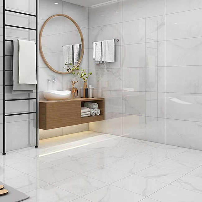 300x300mm / 300x600mm Porcelain Ceramic Floor Tiles Glazed For Kitchen Bathroom