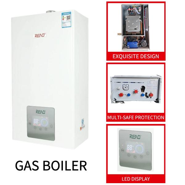 Buy cheap 24kw New Style Wall Mounted Combi Boiler Light Green Shell Lpg Hot Water Boiler from wholesalers