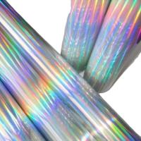 Buy cheap Rainbow Pattern Cold Stamping Foil / Holographic Hot Stamping Foil For Packaging product