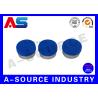 Buy cheap Glass Vial Aluminum Cap With Rubber Stopper For 10ml / 2ml Bottles electroplating black from wholesalers