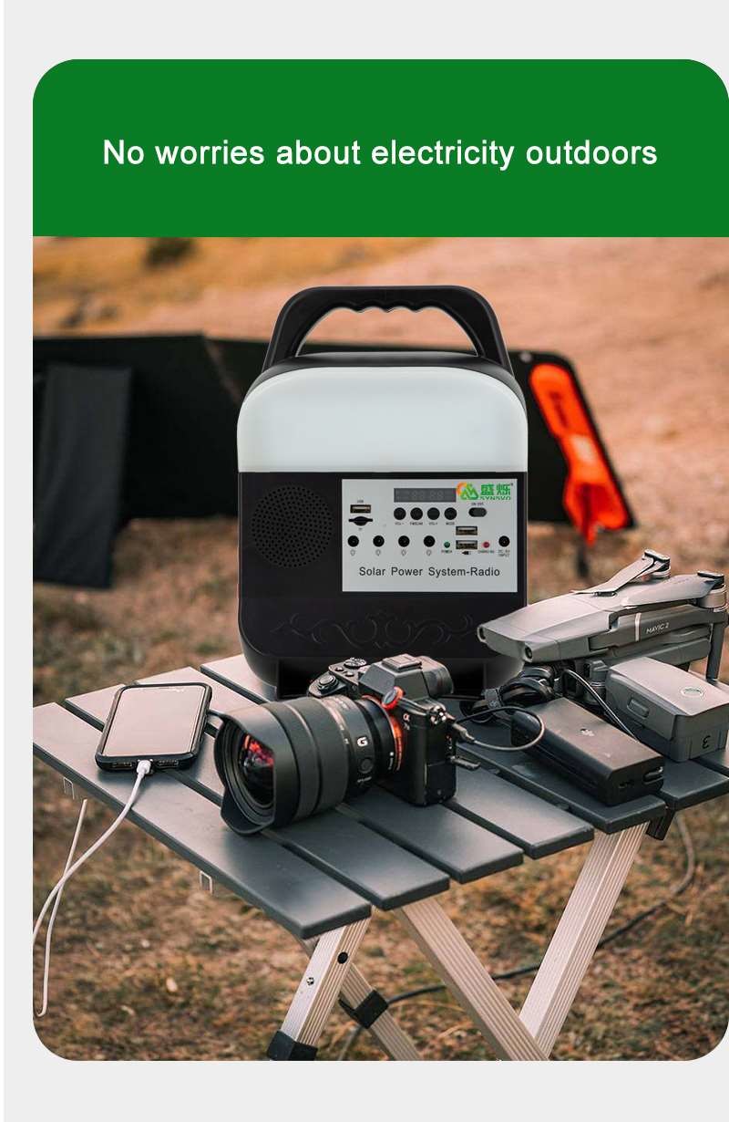 Small Portable Battery Charger Travel Power Bank Led Energy Emergency Lighting System