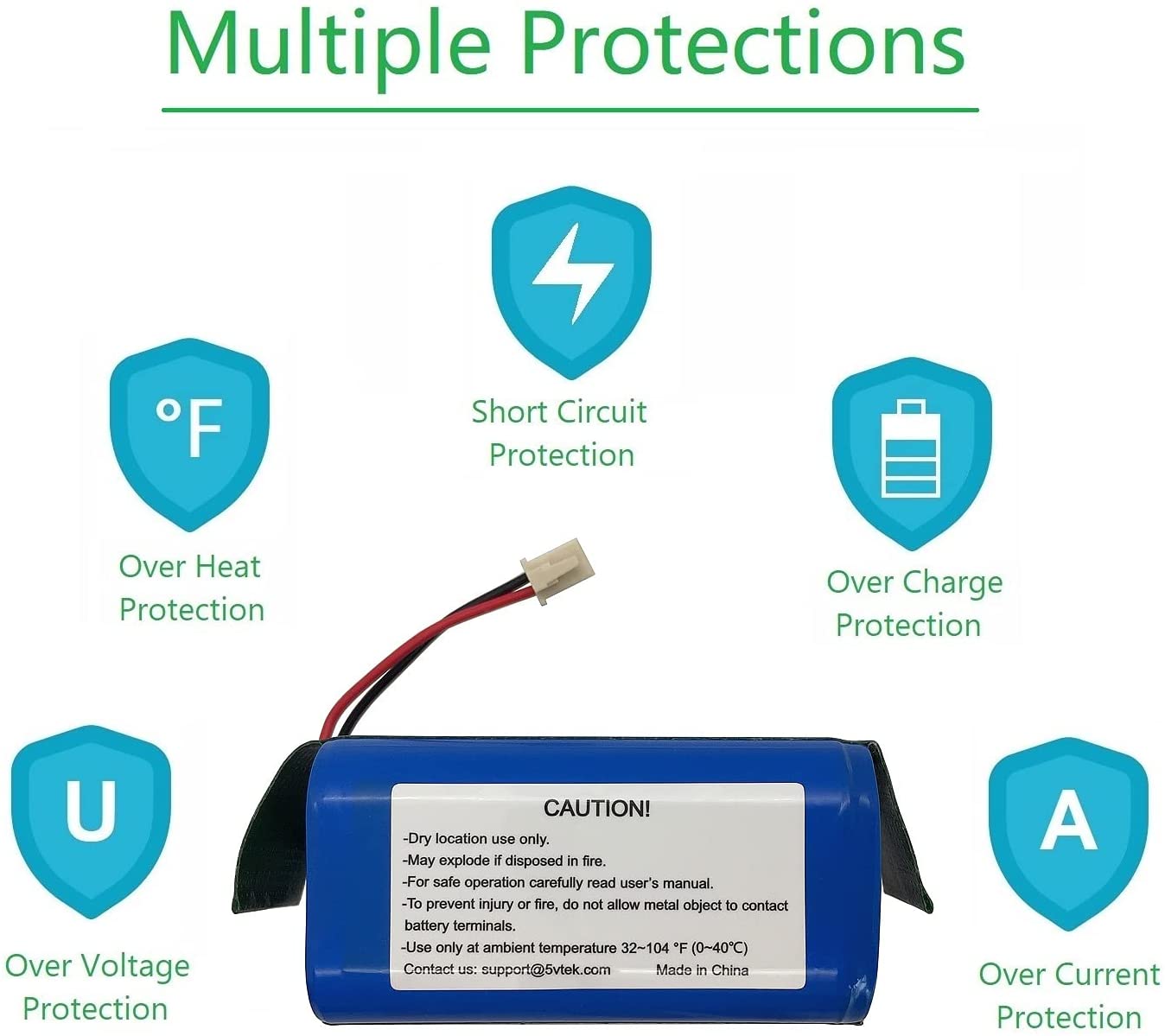 NCM 14.4V Deep Cycle Lithium Ion Battery Pack For Home Appliances