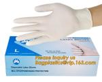 Powder-free non-sterile 100% natural rubber latex examination gloves /gloves