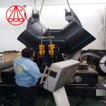 PE100 Fabricated Fitting 90 Degree Elbow High Corrosion Resistance long Service