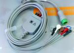 12 Pin 5 Leads One Piece ECG Cable Monitor Connector Cable Compatible Mindray