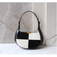 Buy cheap Zippered Black And White Checkered Bag 30cm 7cm 18cm Armpit Handbag product