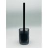 Buy cheap Smoke Glass Bathroom Accessories Sets Square Shape Crazy Stripe Hand Soap Dispenser Luxury Bath Accessories Set from wholesalers