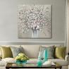 Buy cheap Modern Texture Hand Painted Oil Painting Colorful Flower Canvas Wall Art For Living Room from wholesalers