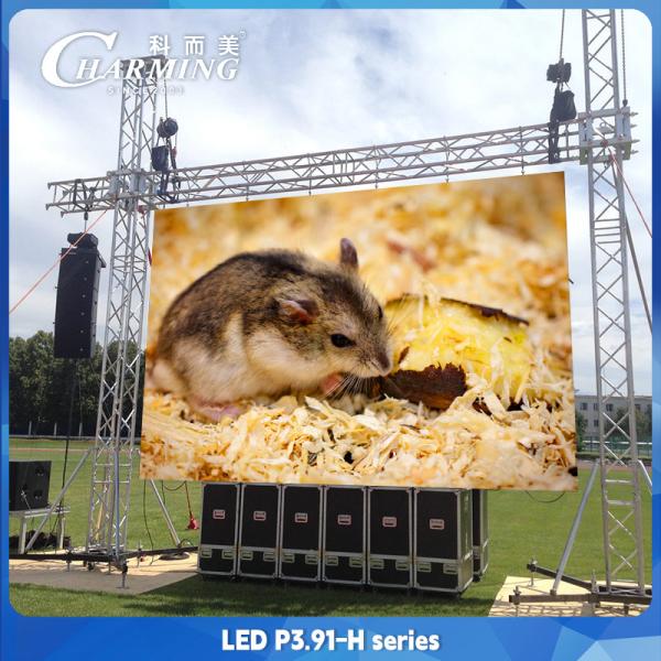 Buy cheap Ip65 P3.91 Outdoor Waterproof Led Display 500*1000mm Rental Screen from wholesalers