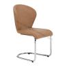 Buy cheap Fashion Furniture Dining Chair Plywood Material Glossy Chromed Leg Home Decors from wholesalers