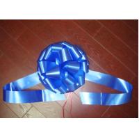 Buy cheap Windshield Pom Pom ribbon Bow for wedding car , large gift loop bows for product