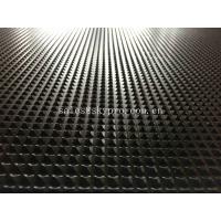 Buy cheap Commercial Black Pyramid Pattern Rubber Flooring Matting For Anti - Skidding product