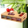 Buy cheap Wholesale Eco-Friendly Bamboo Cutting Board With 4 Trays For Apartment Kitchen from wholesalers