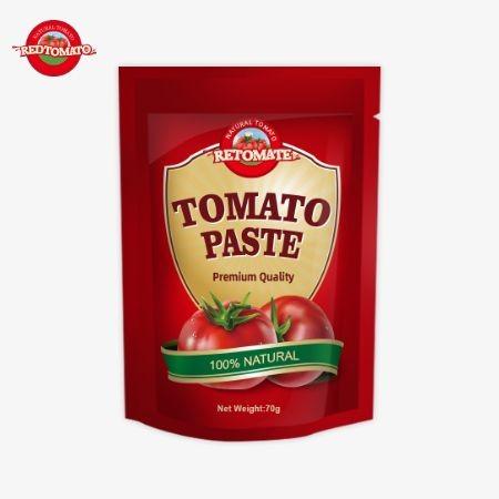 Buy cheap Stand Up Sachet Tomato Paste , Storage Convenient 70g Tomato Paste from wholesalers