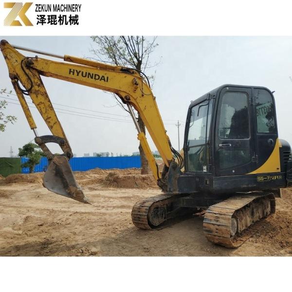 Buy cheap 5.5Ton Hyundai Robex 55-7 Excavator with Hydraulic Valve 0.18m³ Bucket from wholesalers