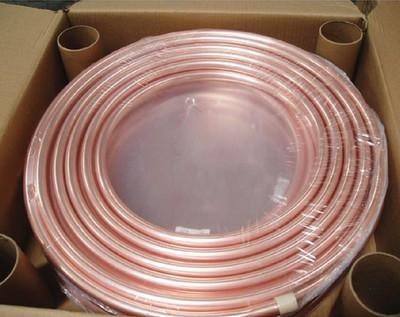 Buy cheap Oil Cooler Red Brass 15mm Soft Copper Pipe EN 12735 C12000 Mill Surface from wholesalers