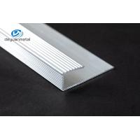 Buy cheap Electrophoresis Aluminium Floor Edge Trim Water proof 1.0mm Thickness Anti-Slip product