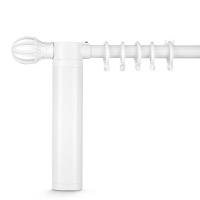 Buy cheap Motorized System Electric Roman Rod Curtain Track Set White Color product