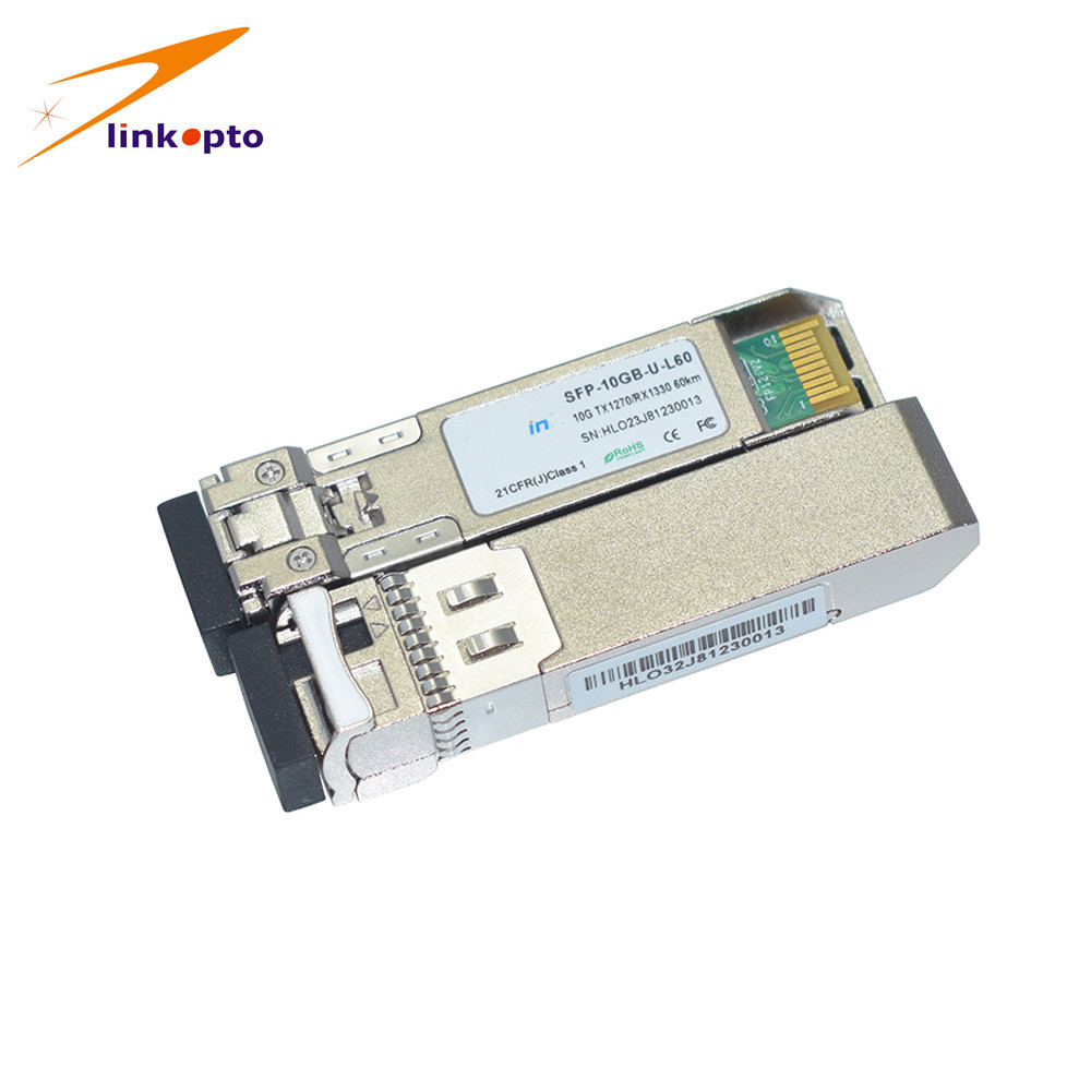 Commercial BIDI 10G SFP+ Module Tx1270 / Rx1330nm 40km Compatible With Cisco