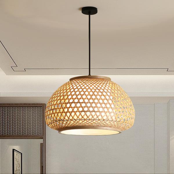 Buy cheap Hand-woven ceiling hanging lamps vintage Chinese style bamboo pendant lights(WH-WP-53) from wholesalers