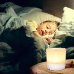 USB Rechargeable 70 Lumens H72mm Touch Sensitive Night Light For Nursing Baby