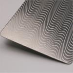 Elevator Designed SS sheet 304 316 grade embossed decorative stainless steel